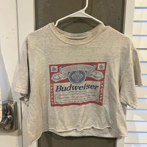 Budweiser crop top size medium